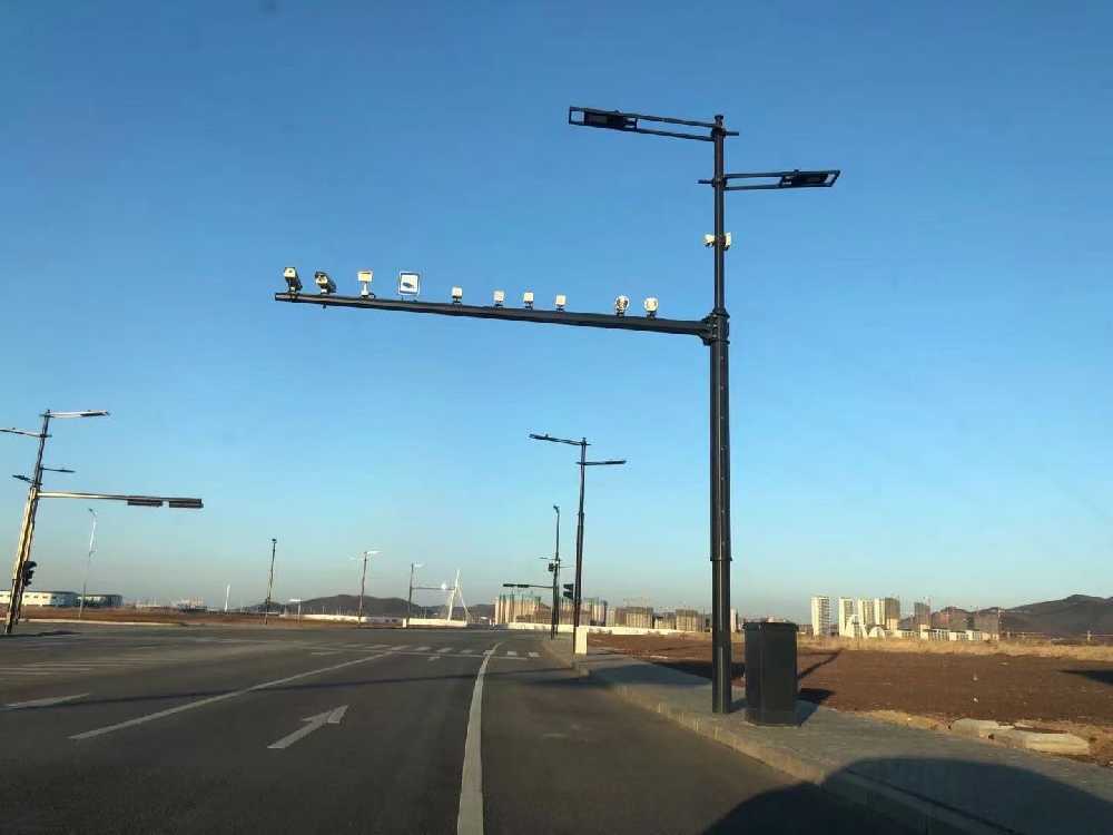 洛阳市黑龙江佳木斯综合路灯杆项目